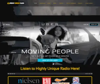 Highlyuniqueradioonline.com(Highly Unique Radio) Screenshot