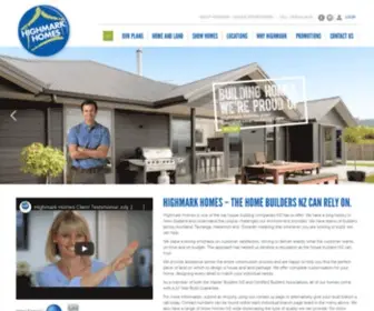 Highmarkhomes.co.nz(Building Companies NZ) Screenshot