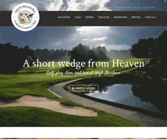 Highmeadowscountryclub.com(NC Mountain Golf) Screenshot
