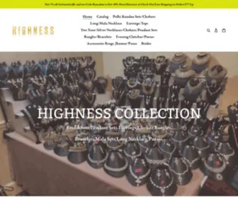 Highnesscollection.com(Highness Collection Jewelry) Screenshot
