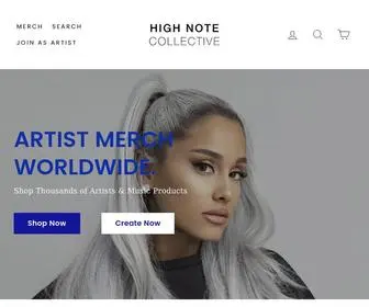 Highnotecollective.com(High Note Collective) Screenshot