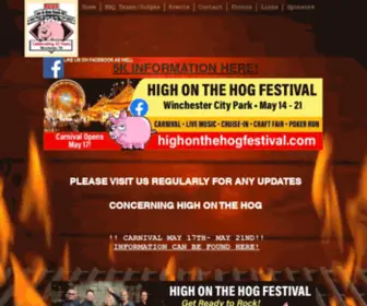 Highonthehogfestival.com(High on the Hog Festival) Screenshot