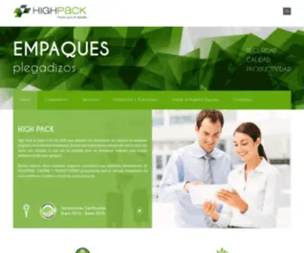 Highpack.com.mx(Inicio) Screenshot