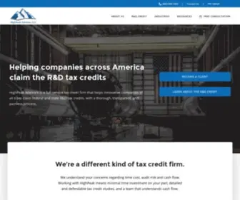 Highpeakaz.com(HighPeak Advisors) Screenshot
