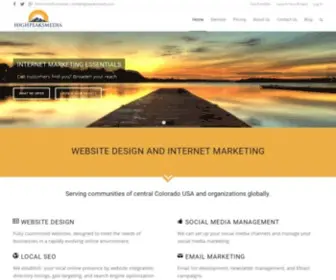 Highpeaksmedia.com(Websites and Internet Marketing) Screenshot