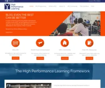 Highperformancelearning.co.uk(High Performance Learning (HPL)) Screenshot