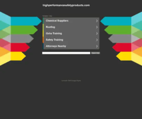 Highperformancesafetyproducts.com(highperformancesafetyproducts) Screenshot