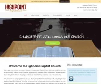 Highpointbaptistchurch.com(Highpoint Baptist) Screenshot