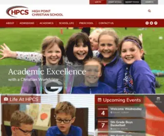 Highpointchristianschool.org(High Point Christian School) Screenshot