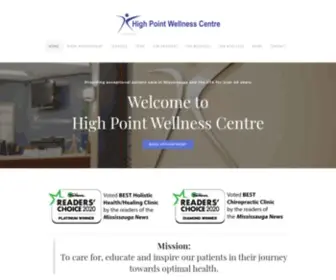 Highpointclinic.com(High Point Wellness Centre) Screenshot