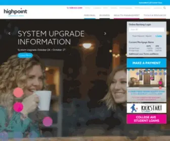 Highpointcommunitybank.com(Highpoint Community Bank) Screenshot