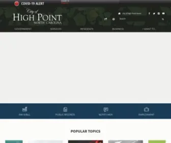 Highpointnc.gov(High Point) Screenshot