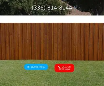 HighpointncFencing.com(Quality Fence Company) Screenshot