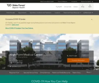 Highpointregional.com(High Point Medical Center) Screenshot