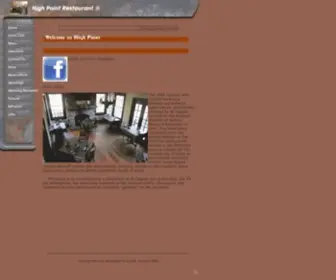 Highpointrestaurant.net(High Point) Screenshot