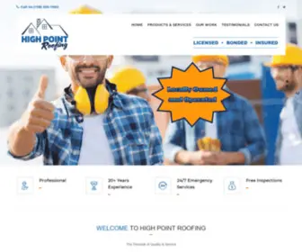 Highpointroofingil.com(High Point Roofing) Screenshot