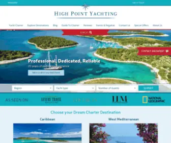 Highpointyachting.com(High Point Yachting) Screenshot