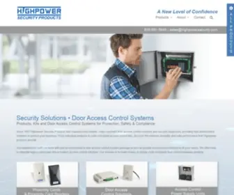 Highpowersecurity.com(Highpower Security Products LLC) Screenshot