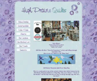 Highprairiequilts.com(High Prairie Quilts) Screenshot