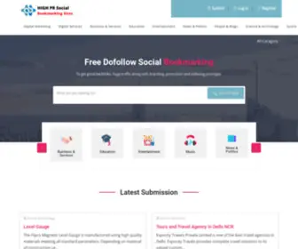 Highprsocialbookmarkingsites.xyz(Free Social Bookmarking Sites List) Screenshot
