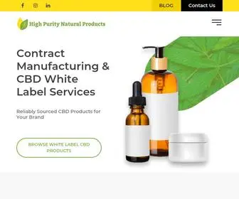 Highpuritynaturalproducts.com(High Purity Natural Products) Screenshot