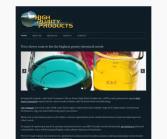 Highpurityproducts.com(High Purity Products) Screenshot