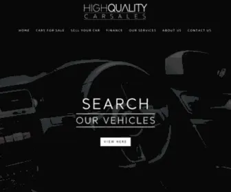 Highqualitycarsales.com.au(High Quality Car Sales) Screenshot