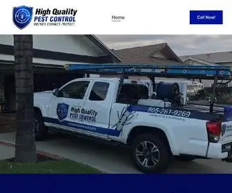 Highqualitypest.com(High Quality Pest Control) Screenshot