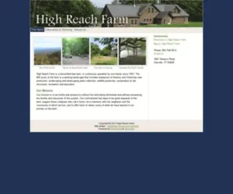 Highreachfarm.com(High Reach Farm) Screenshot