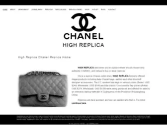 Highreplica.com(Chanel Online Replica Store. Low Price Outlet. Chanel 255 Double Flap Black Handbag (Retail Price) Screenshot