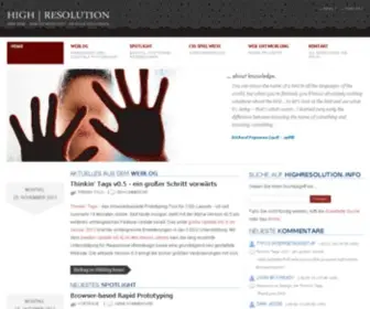 Highresolution.info(High Resolution) Screenshot