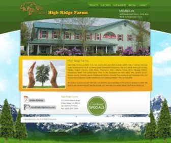 Highridgefarms.com(High Ridge Farms) Screenshot