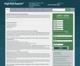 Highriskexperts.com(High Risk Experts) Screenshot