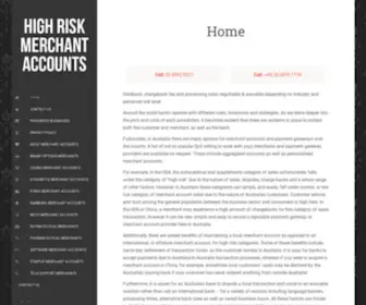 Highriskmerchantaccounts.com.au(High Risk Merchant Accounts Australia) Screenshot