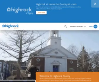 Highrockquincy.org(Connecting with God & others) Screenshot