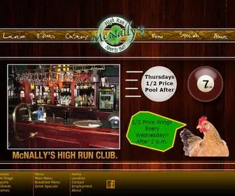 Highrunclub.com(McNally's High Run Club) Screenshot