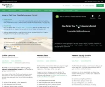 Highschooldriver.com(Learners Permit) Screenshot