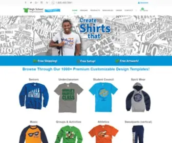 Highschoolimpressions.com(Custom High School Premium T) Screenshot