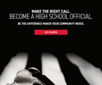Highschoolofficials.com(Every sport needs more officials. Join the ranks! #BecomeAnOfficial) Screenshot