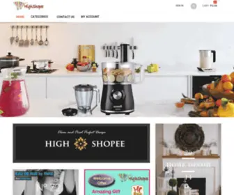 Highshopee.com(Online shopping) Screenshot