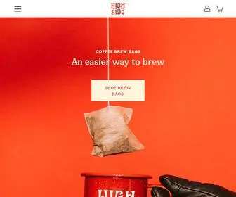 Highsidecoffee.com(High Side Coffee) Screenshot