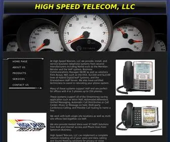 Highspeedtele.com(High Speed Telecom) Screenshot