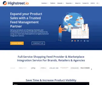 Highstreet.io(Shopping Feed Provider) Screenshot