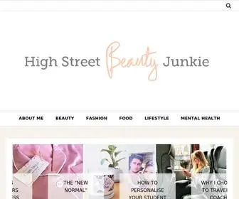 Highstreetbeautyjunkie.com(High Street Beauty Junkie) Screenshot