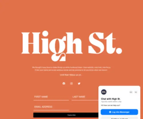 Highstreetcincinnati.com(Design Studio and Lifestyle Store) Screenshot