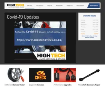 Hightech-Auto.co.za(High Tech Auto Services) Screenshot