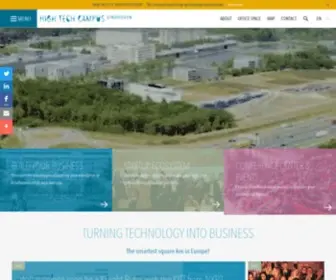 Hightechcampus.com(High Tech Campus Eindhoven) Screenshot