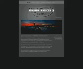 Hightechelectric.us(High tech electric) Screenshot