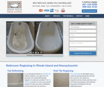 Hightechreglazing.com(Bathroom Reglazing Rhode Island) Screenshot