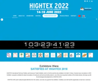 Hightexfairs.com(InternatIonal TechnIcal TextIles & Nonwoven Trade FaIr) Screenshot